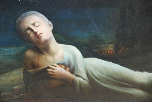19th century Symbolist school The Martyrdom of Saint Tarcisius of Rome