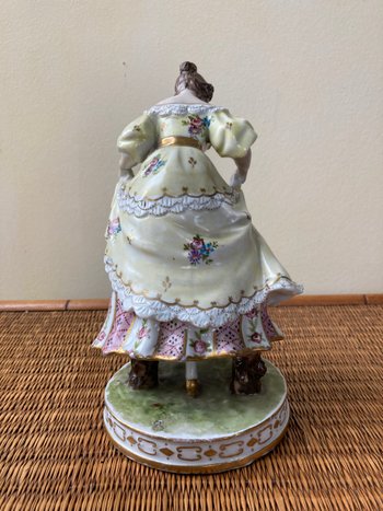 Scheibe-Alsbach porcelain statuette - late 19th