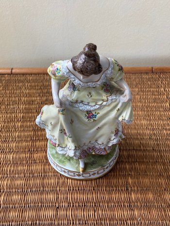 Scheibe-Alsbach porcelain statuette - late 19th