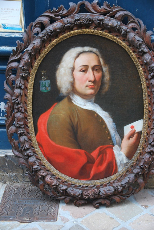 Holländische Schule des XVIII. Jahrhunderts Paar Porträts Kerens De Hongne
