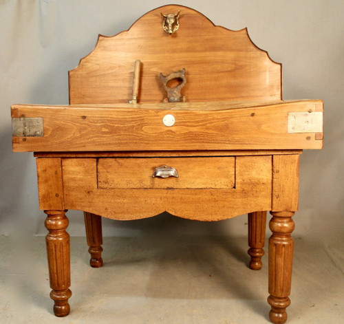 Antique Butcher's Block