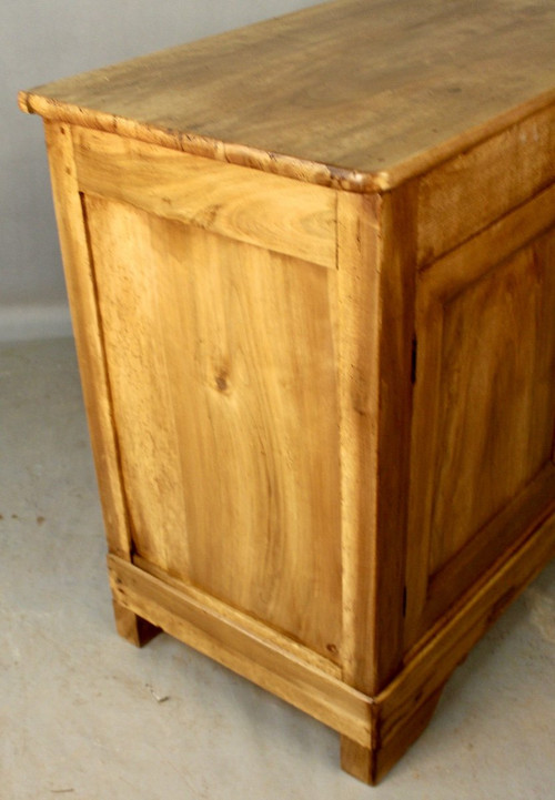 Buffet Louis Philippe XIXème En Noyer Blond
