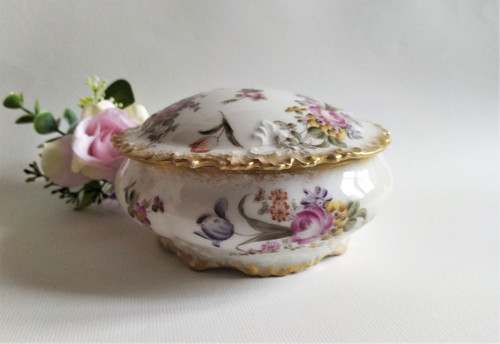Limoges-Porzellan GDA Dose Bonbonnière Coffret