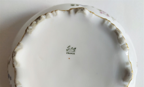 Limoges-Porzellan GDA Dose Bonbonnière Coffret