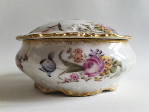 Limoges-Porzellan GDA Dose Bonbonnière Coffret