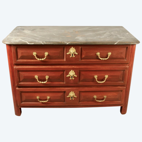 Kommode Louis XIV Oben Kunstmarmor