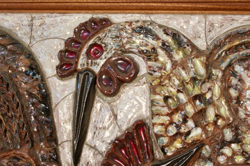 Table En Faïence Par Clovis Bertieaux 1985