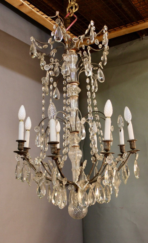 Lampadario a 8 bracci luminosi XIX secolo