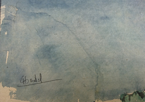 Lavaggio ad acquerello Bretagna Di Jules Chadel