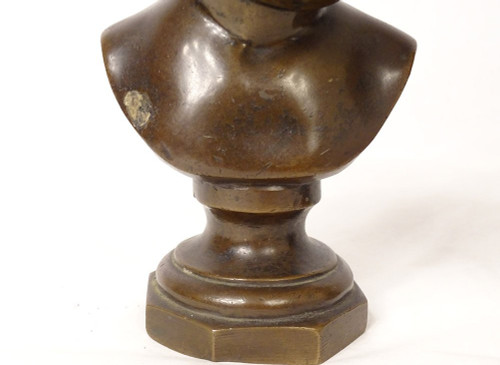 Coppia di sculture in bronzo Jean Qui Rit Jean Qui Pleure d'ap. Houdon XIX secolo
