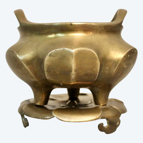 Große Tripode Parfümbrenner Aus Bronze China