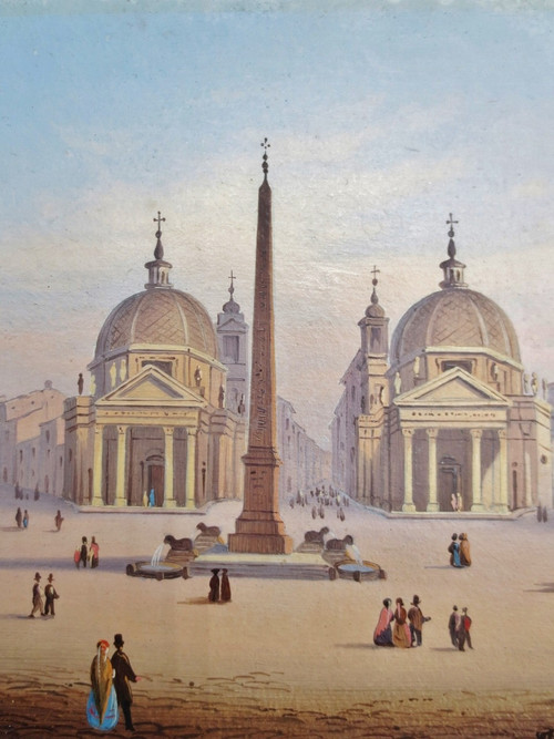 Vues de Rome, XIXe siècle.  