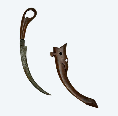 Korambi KNIFE, also called Lawi Ayam - Sumatra, Indonesia - About 1900