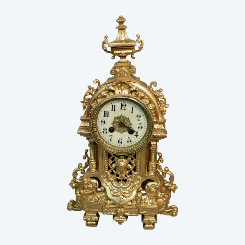 Bronze Baroque Clock