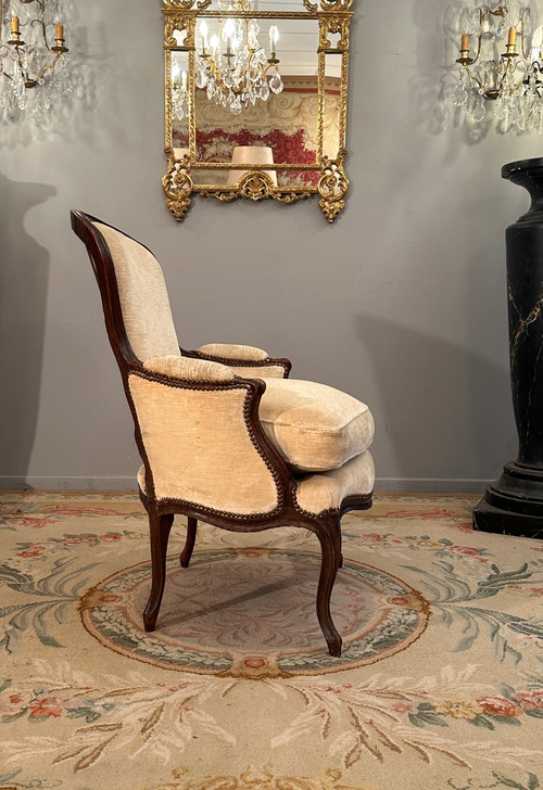 Nicolas Blanchard, Bergère Stamped Louis XV circa 1750