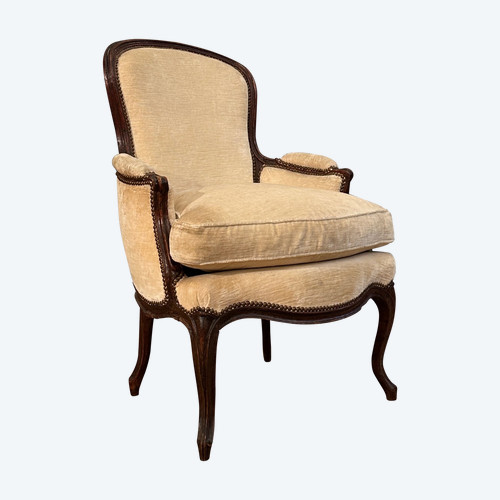 Nicolas Blanchard, Bergère Stamped Louis XV circa 1750