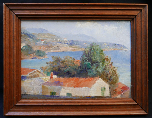 Ernest LELEU, Two views of Cap Martin