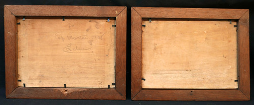 Ernest LELEU, Two views of Cap Martin