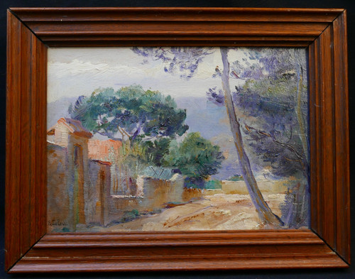 Ernest LELEU, Two views of Cap Martin