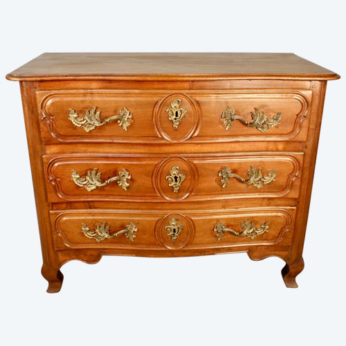 Commode Lyonnaise En Noyer XVIIIème