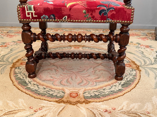 Louis XIII Period 17th Century Walnut Arm Chair