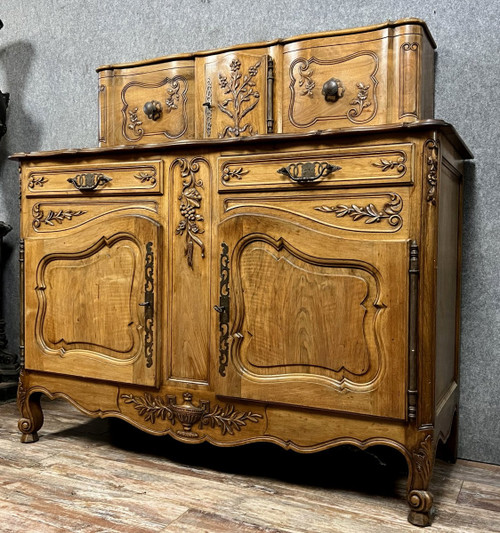 Provenzalische Anrichte im Stil von Louis XV aus Obstholz, Epoche XXeme