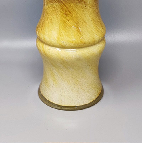 1970 Wunderschönes Paar Vasen aus Muranoglas von Enrico Coveri. Hergestellt in Italien