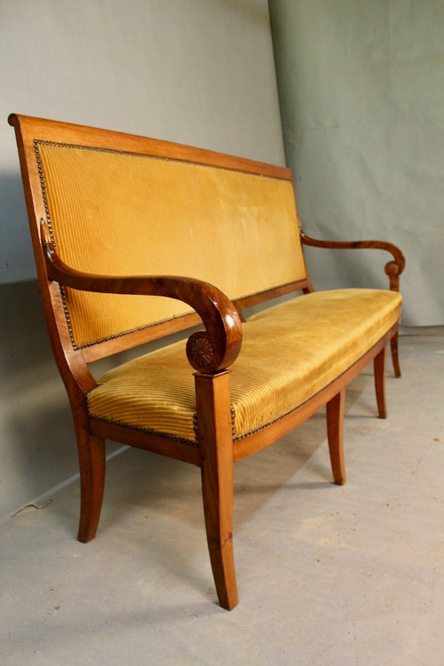 Mahogany Bench, 19th Century Restoration Period
