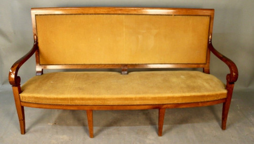 Mahogany Bench, 19th Century Restoration Period