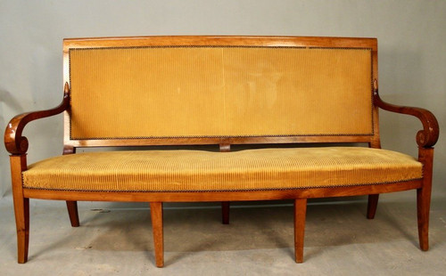 Mahogany Bench, 19th Century Restoration Period