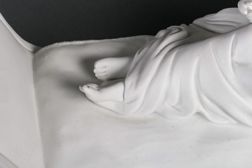 Scultura in biscotto Mme Récamier fine del XIX secolo