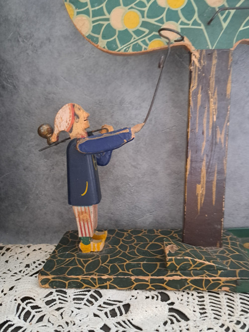 Jeu du pommier en bois sans billes année vers 1930