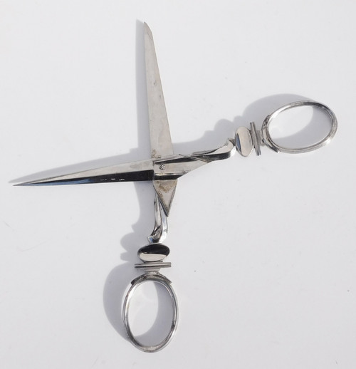 Antique Linen Scissors Sewing Craftsman Necessary 19th Century