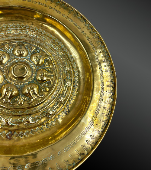 ALMS or PETITIONS DISH - Nuremberg, Germany - 16th century