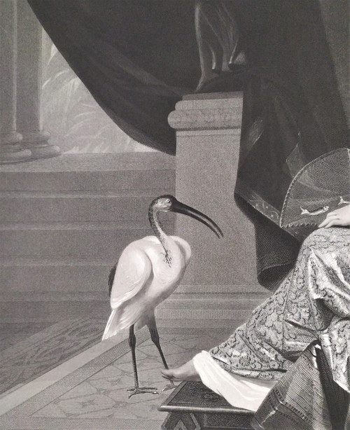 Grande Gravure Nu d'après Constant Joseph Brochart gravé par Pierre Cottin 19ème