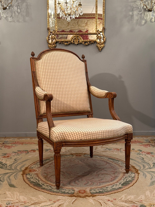 Large Louis XVI Period Armchair Circa 1780