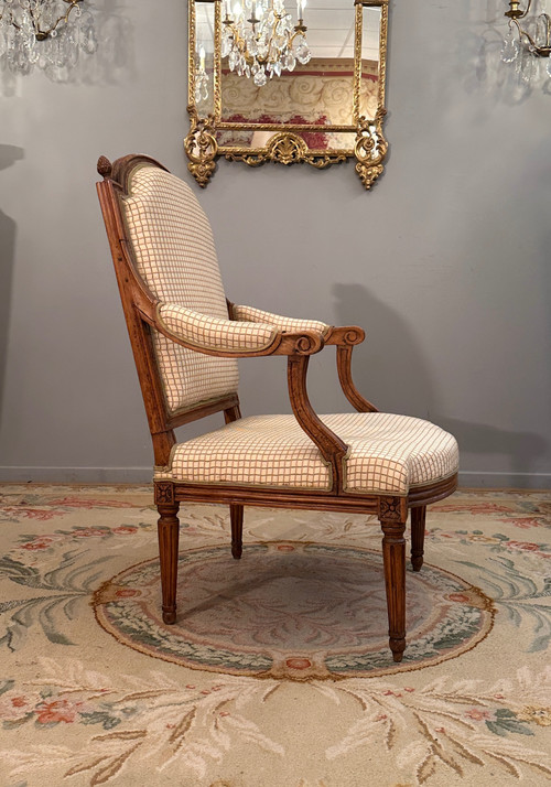 Large Louis XVI Period Armchair Circa 1780