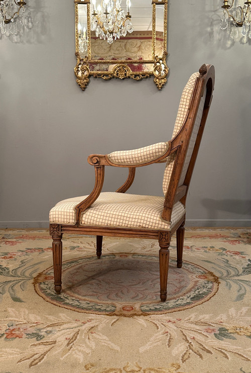 Large Louis XVI Period Armchair Circa 1780