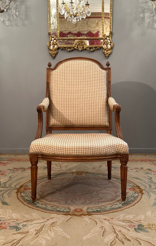 Large Louis XVI Period Armchair Circa 1780