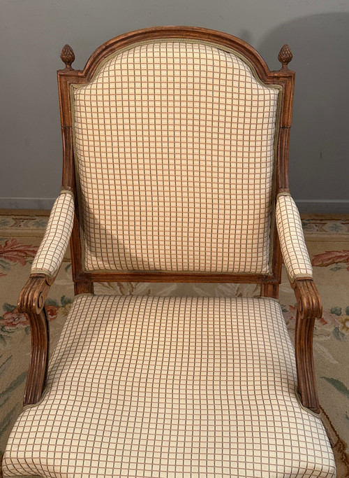 Large Louis XVI Period Armchair Circa 1780