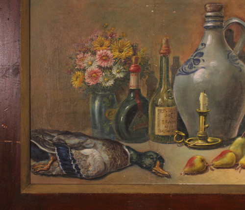 Nature morte signée H. Coulon-19° Siècle