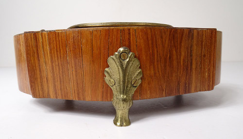 Encrier Louis XV Rognon Bois de Rose Bronze Bougeoir XVIIIème Siècle