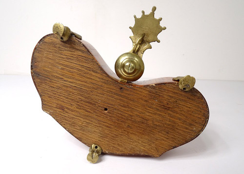 Encrier Louis XV Rognon Bois de Rose Bronze Bougeoir XVIIIème Siècle