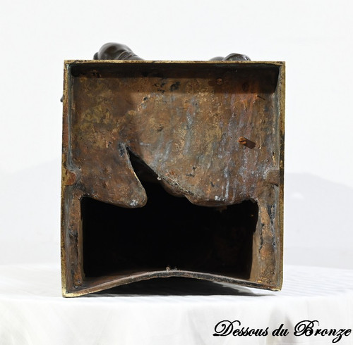 Bronze « Laurent de Médicis » d’après Michel Ange, école du XIXe – Milieu XIXe