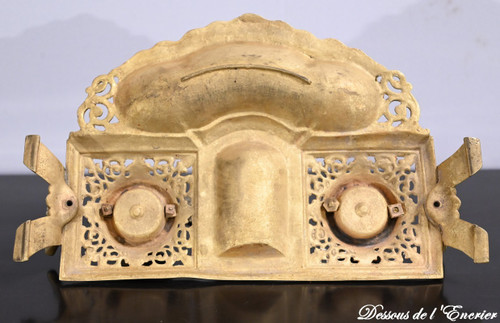 Calamaio in bronzo dorato – Fine XIX secolo