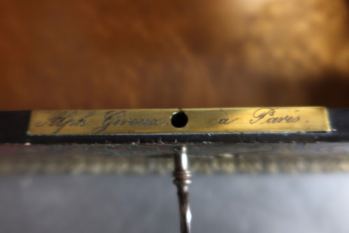 Boulle Style Marquetry Box Signed Alphonse Giroux