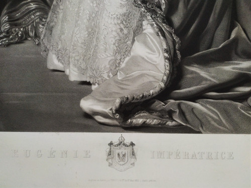 Stiche nach Winterhalter Napoleon III. Und Kaiserin Eugénie
