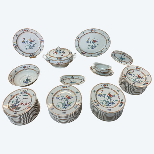Bernardaud - Servizio da tavola in porcellana Pak Hoi cinese Kakiemon Decor