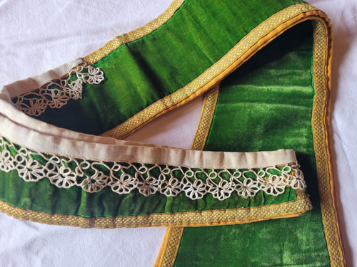 Embroidered stole from the late 19th century