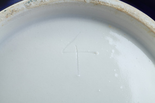 Coppia di vasi in porcellana Valentine, XIX secolo